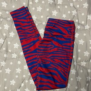 ❤️💙BUFFALO BILLS💙❤️ Women’s Zubaz Leggings, EUC, worn 2-3 times